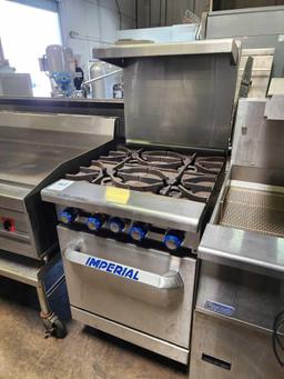 Imperial 4 Burner Gas Range and Oven