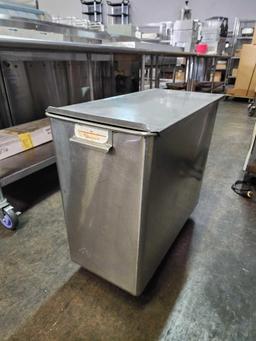 Baxter 120 lb. Stainless Steel Ingredient Bins