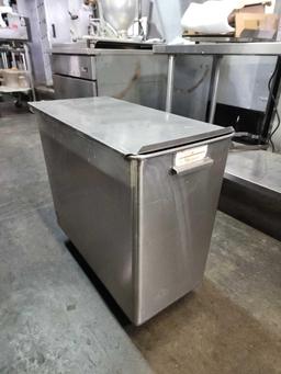 Baxter 120 lb. Stainless Steel Ingredient Bins