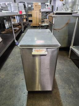 Baxter 120 lb. Stainless Steel Ingredient Bins