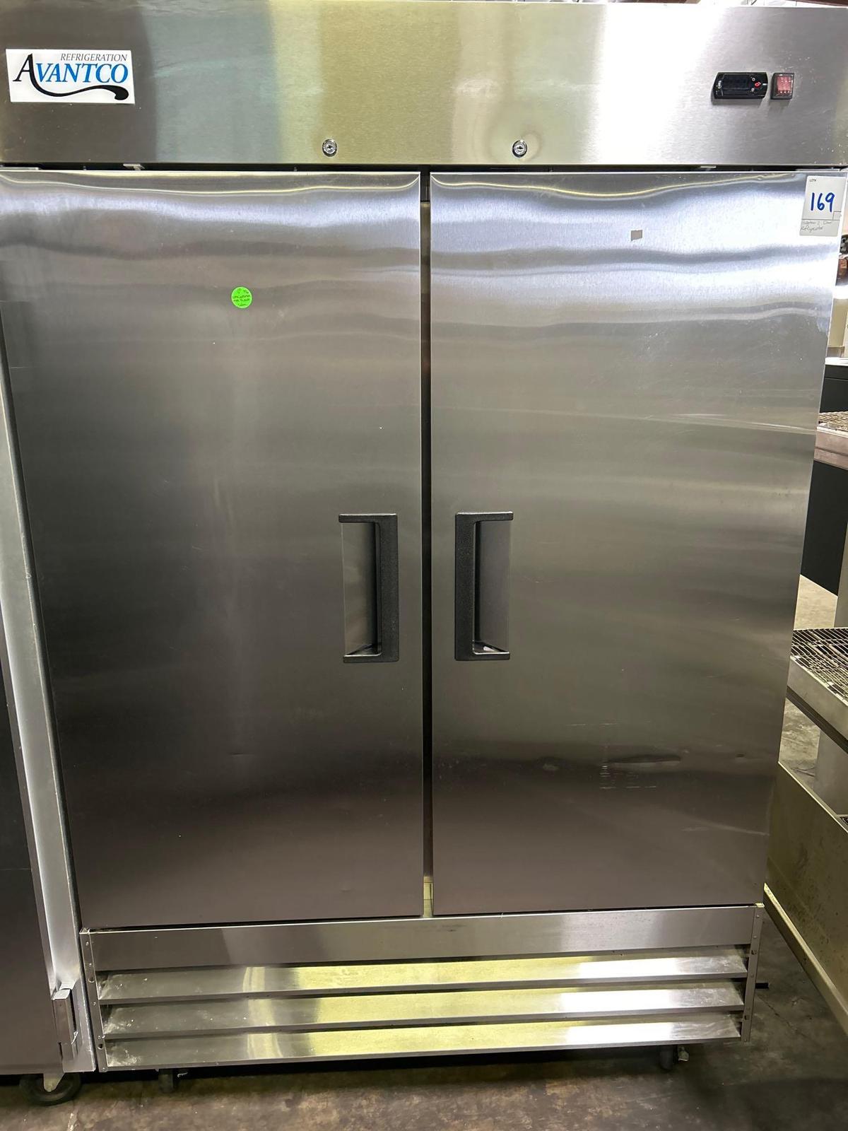 Avantco 2 Door Refrigerator