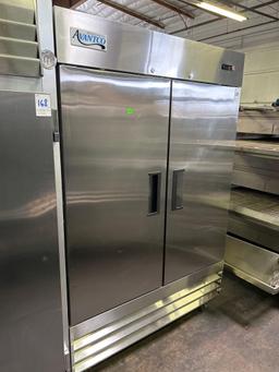 Avantco 2 Door Refrigerator