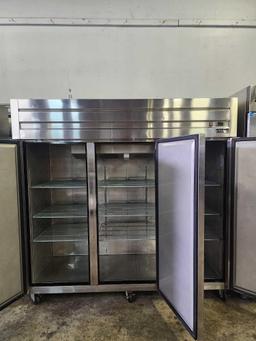 Dukers 3 Door Refrigerator