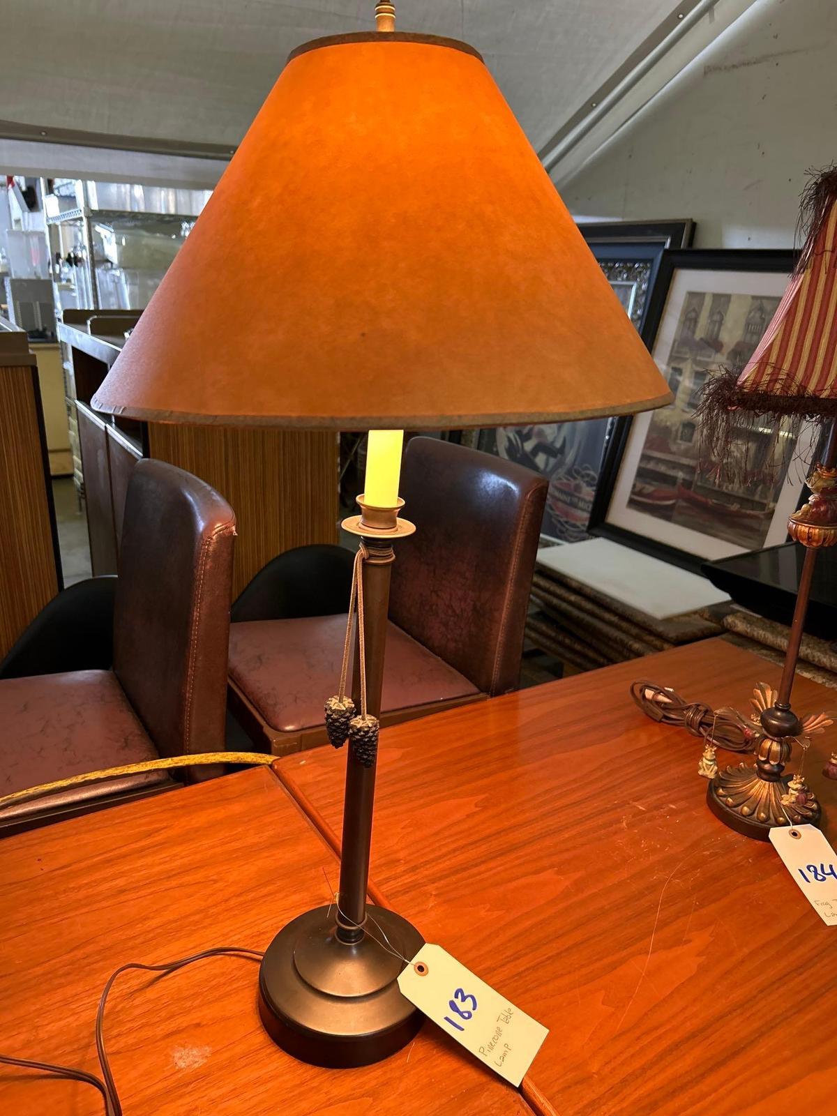 Table Lamp - Pinecone Design