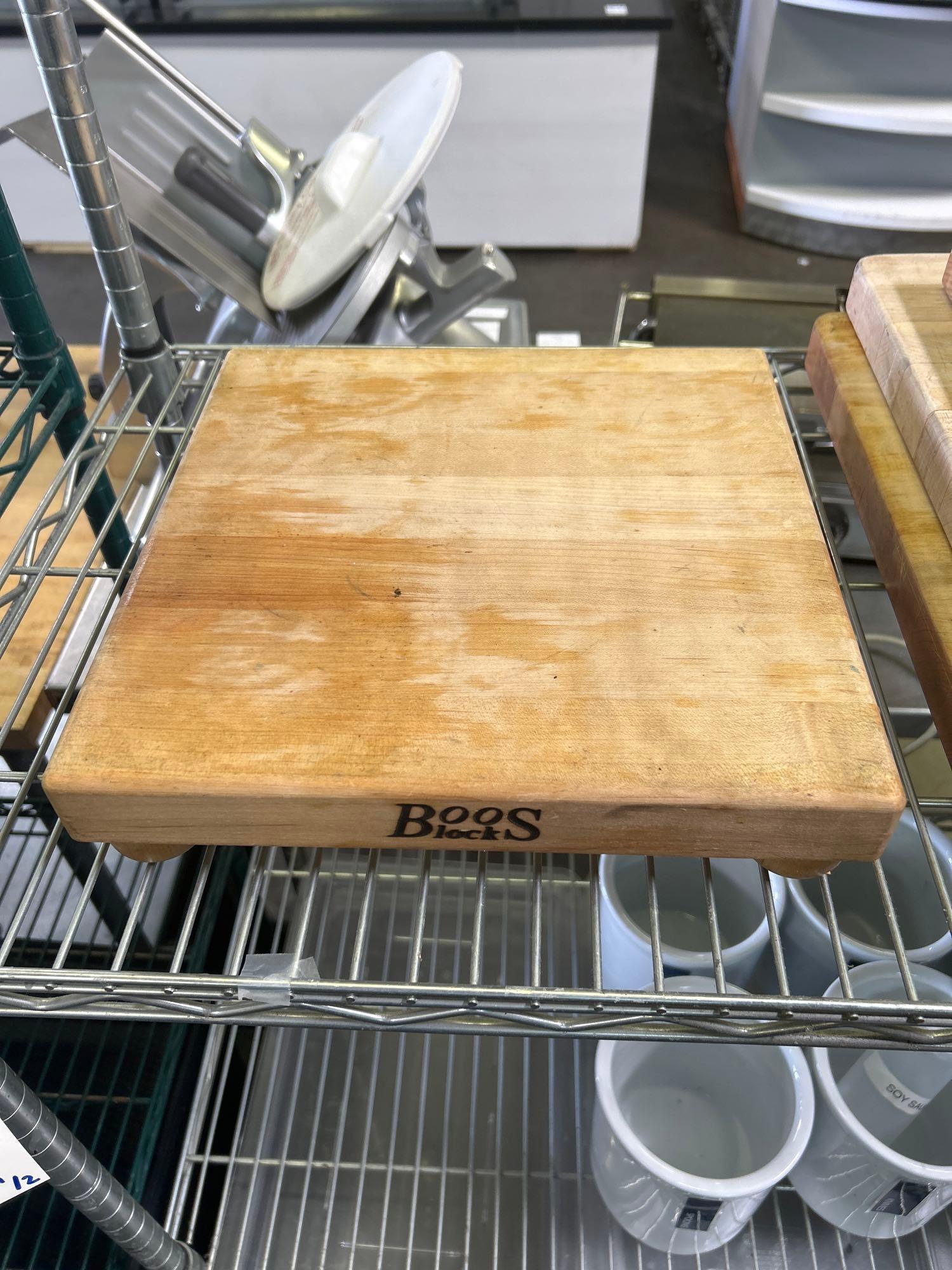 4 John Boos Block Maple Cutting Boards