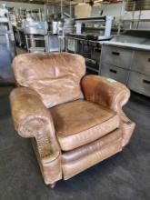 La-Z-Boy distressed leather Recliner