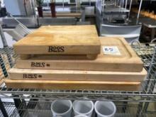 4 John Boos Block Maple Cutting Boards