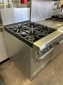 Southbend 24 in. 4 Open Burner Gas Range and Oven