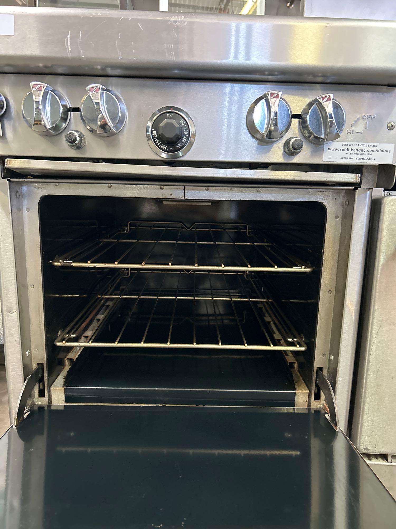 Southbend 24 in. 4 Open Burner Gas Range and Oven