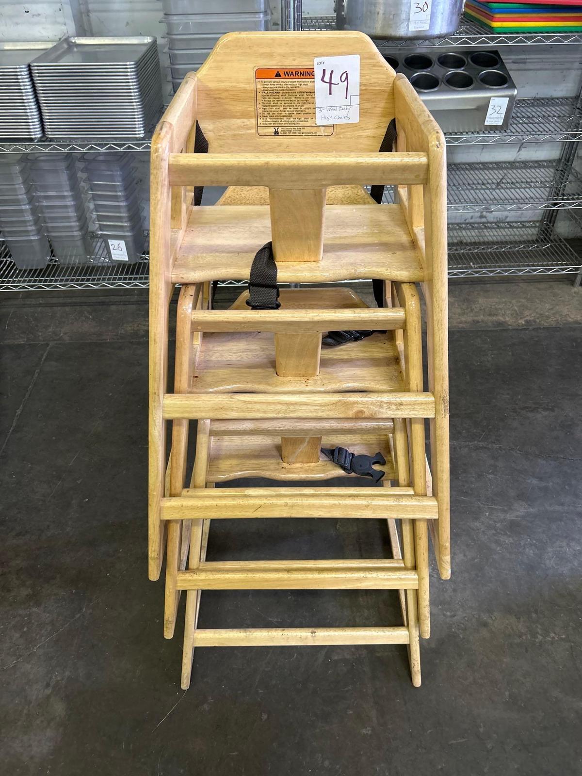 Wood High Chairs