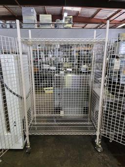 Wire Security Cage on Casters