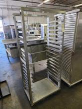 Side Load Aluminum Sheet Pan Rack on Casters