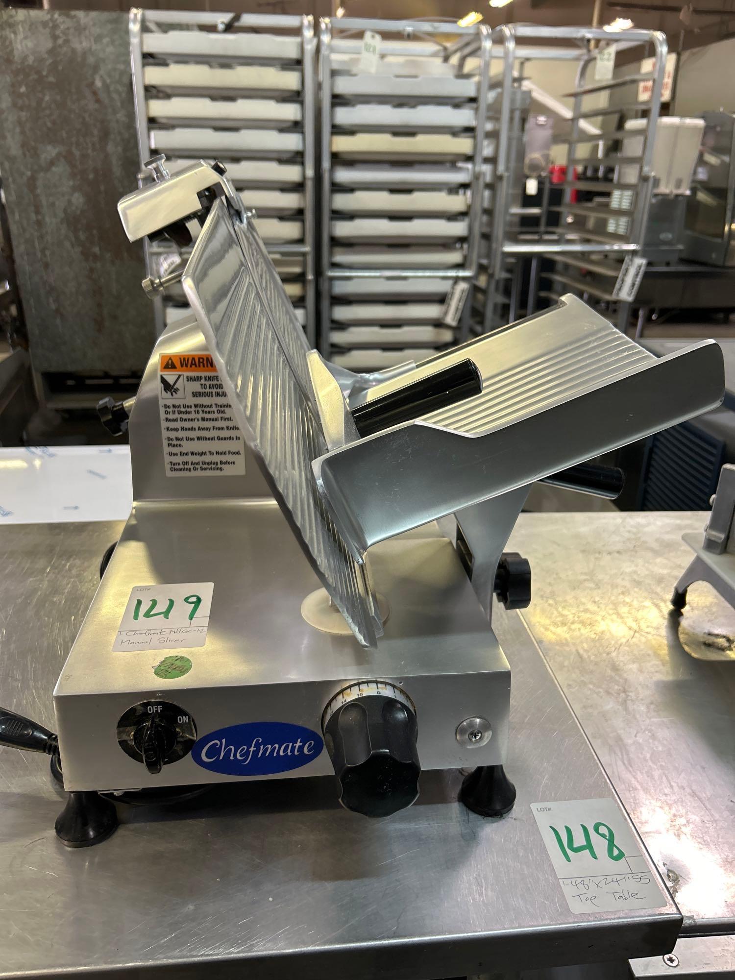 Chefmate Mdl. GC12 Manual Slicer