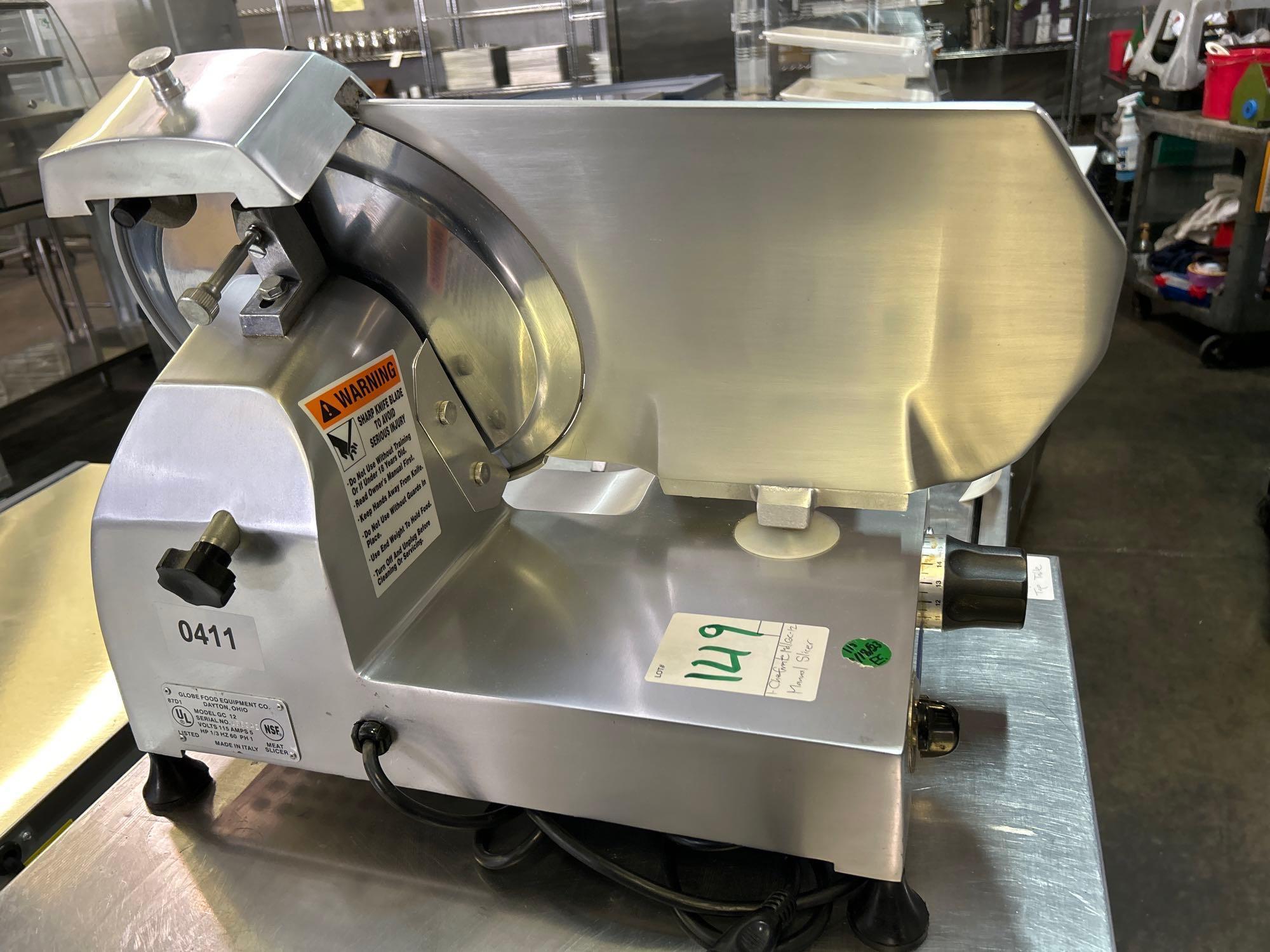 Chefmate Mdl. GC12 Manual Slicer