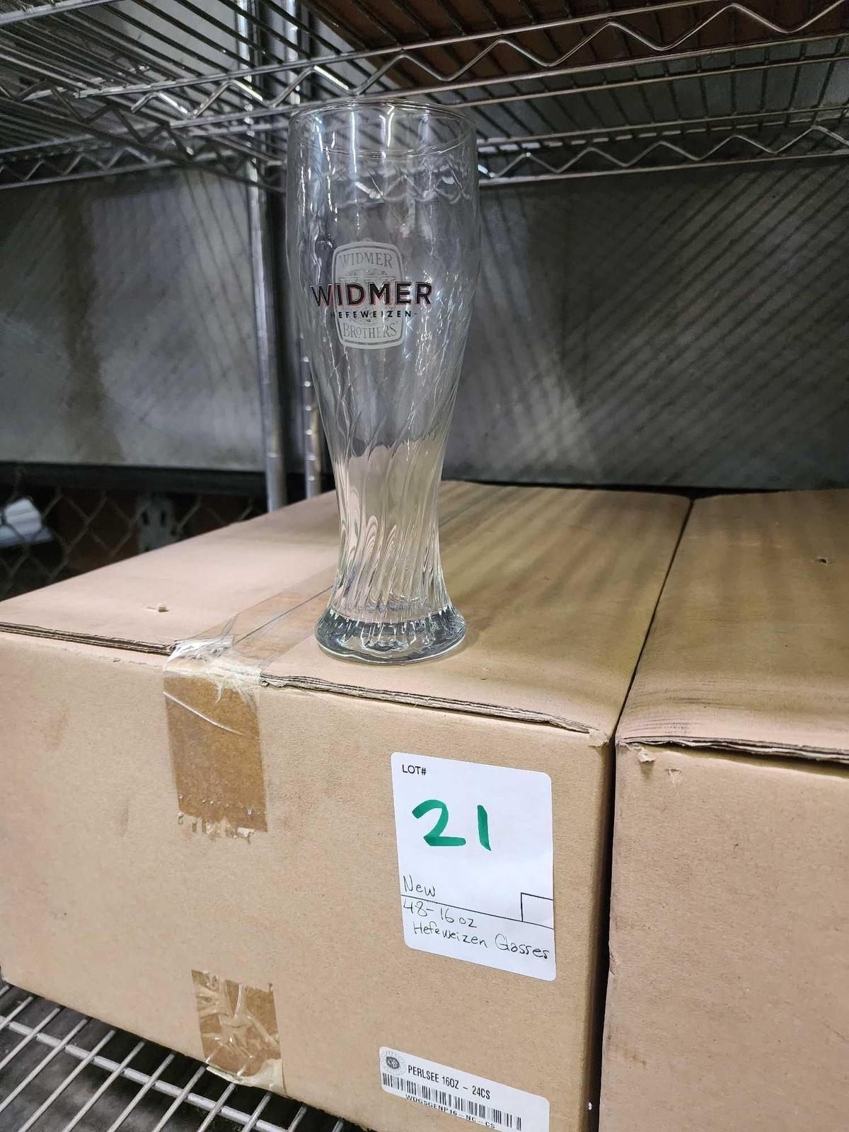 New - 16 oz. Hefeweizen Glasses