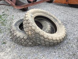 (2) 13.6/28 FIRESTONE TURF TIRES - BOTH ONE PRICE