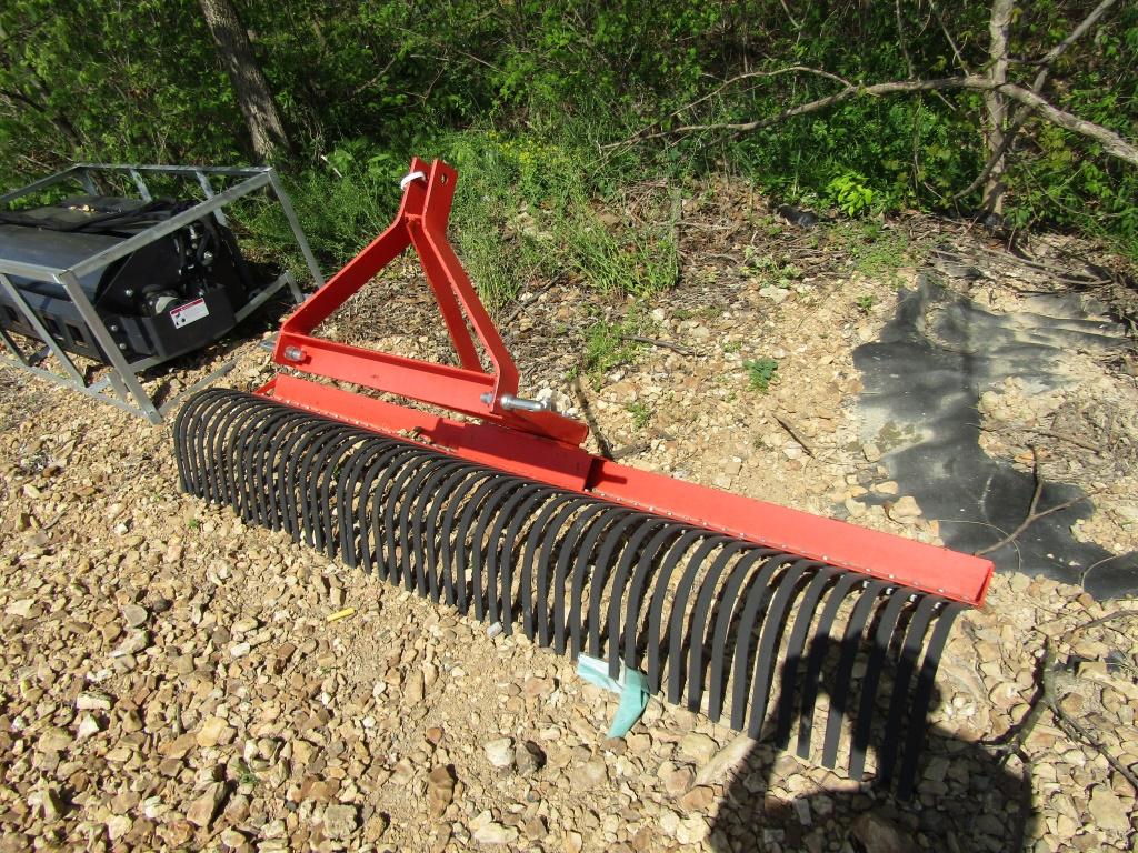 NEW 8FT TRI ROCK RAKE