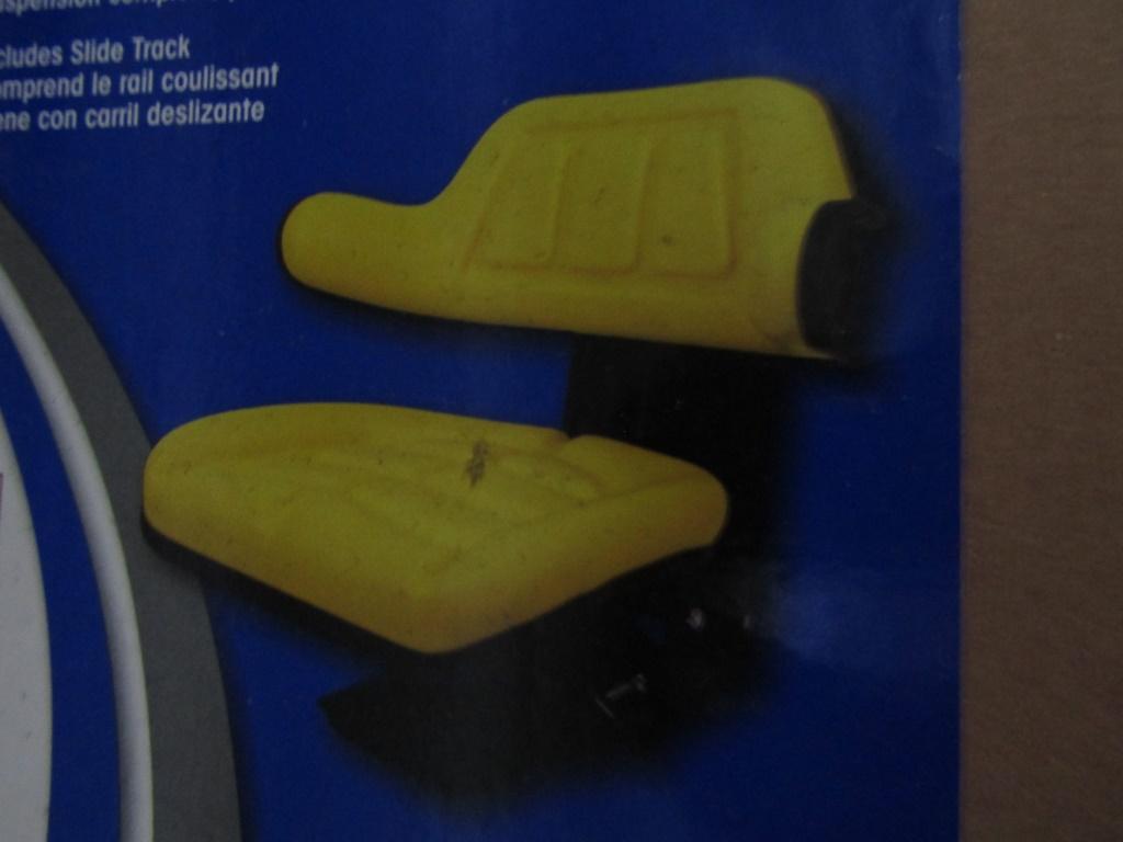 NEW YELLOW UNIVERSAL TRACTOR SEAT