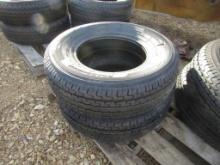 (2) NEW 225/75R15 RADIAL TRAILER TIRES