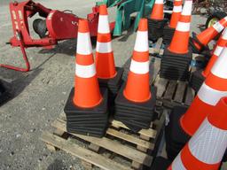 (25) NEW SAFETY CONES