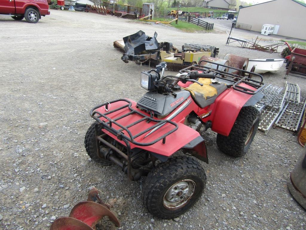 HONDA FOUR WHEELER - NONRUNNING/NO TITLE