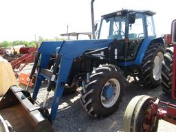 7840 FORD TRACTOR W/ CAB AND LOADER