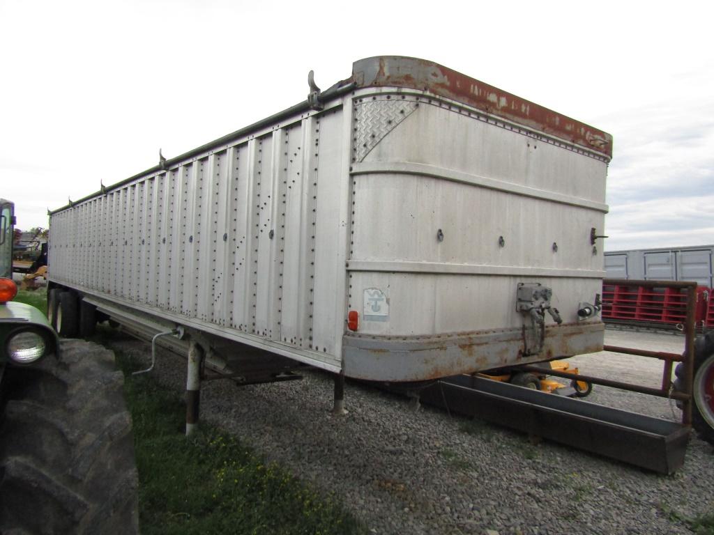 1971 40FT WILSON HOPPER BOTTOM TRAILER W/ TITLE