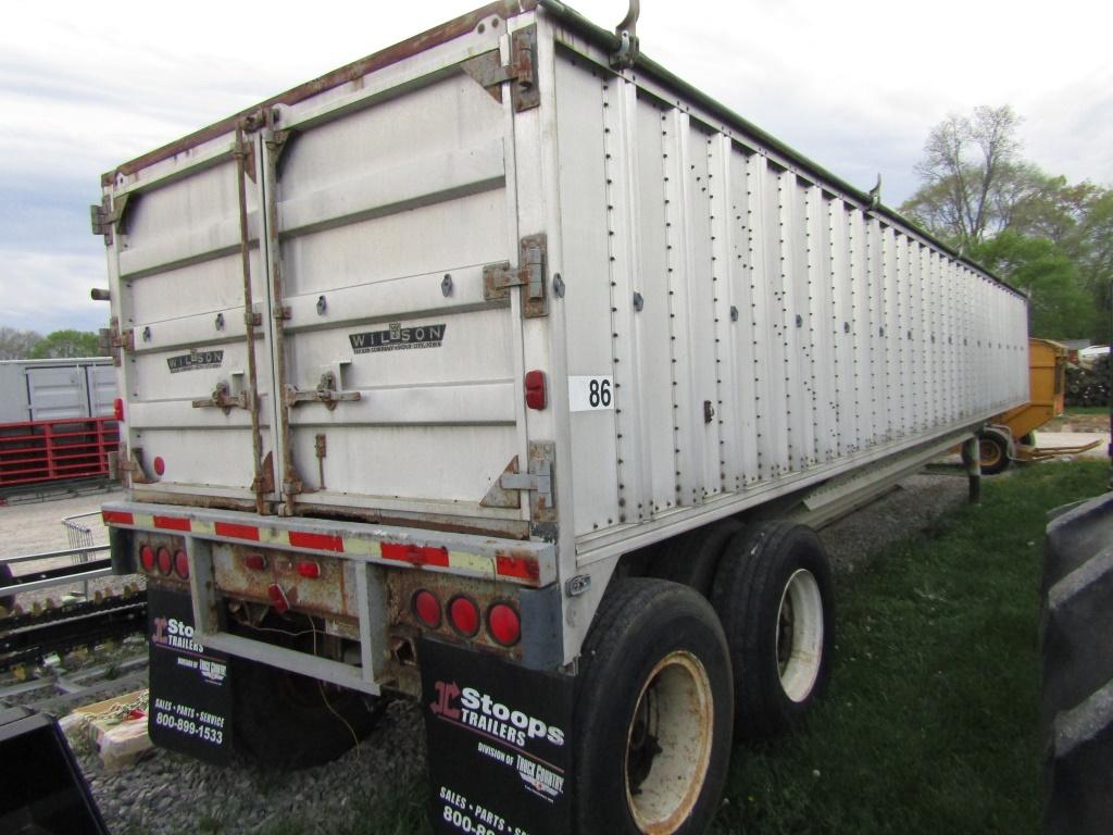 1971 40FT WILSON HOPPER BOTTOM TRAILER W/ TITLE