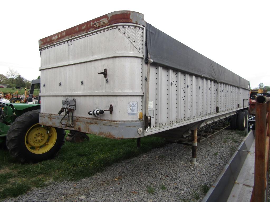 1971 40FT WILSON HOPPER BOTTOM TRAILER W/ TITLE