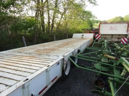 MUV-ALL HYDRAULIC DOVETAIL SEMI TRAILER W/ TITLE