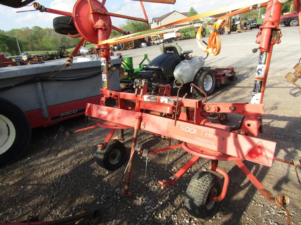 4 BASKET HYD FOLD KUHN TEDDER