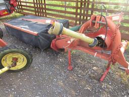 BUSHOG DISC MOWER - HAS BEARING OUT ON PTO DRIVE