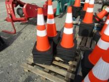 (25) NEW SAFETY CONES