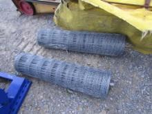 (2) ROLLS OF NEW WOVEN WIRE - 2X TIMES THE PRICE