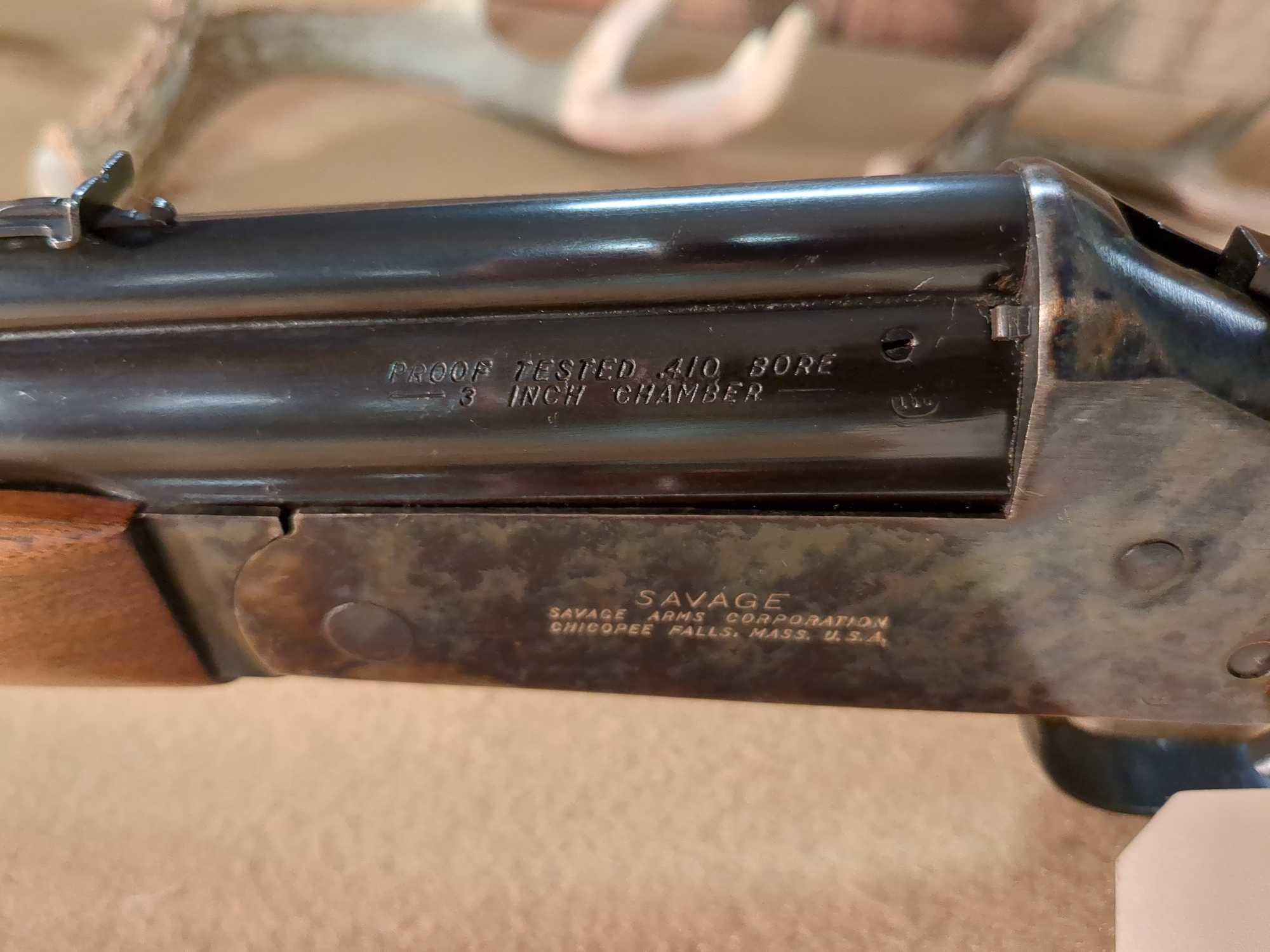 SAVAGE MODEL 24 O/U .22 LR OVER .410 3"