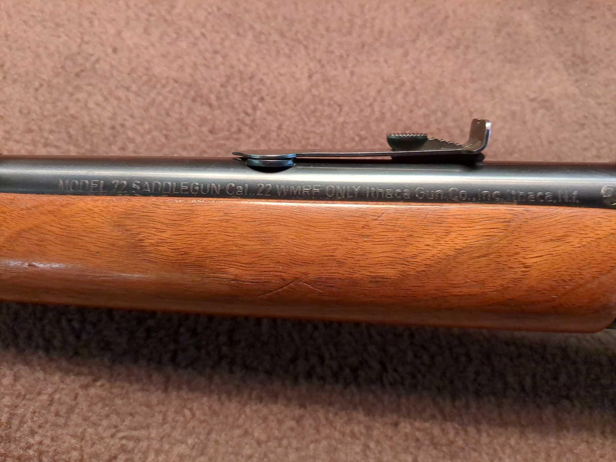 ITHACA MODEL 72 SADDLEGUN .22 MAG LEVER ACTION