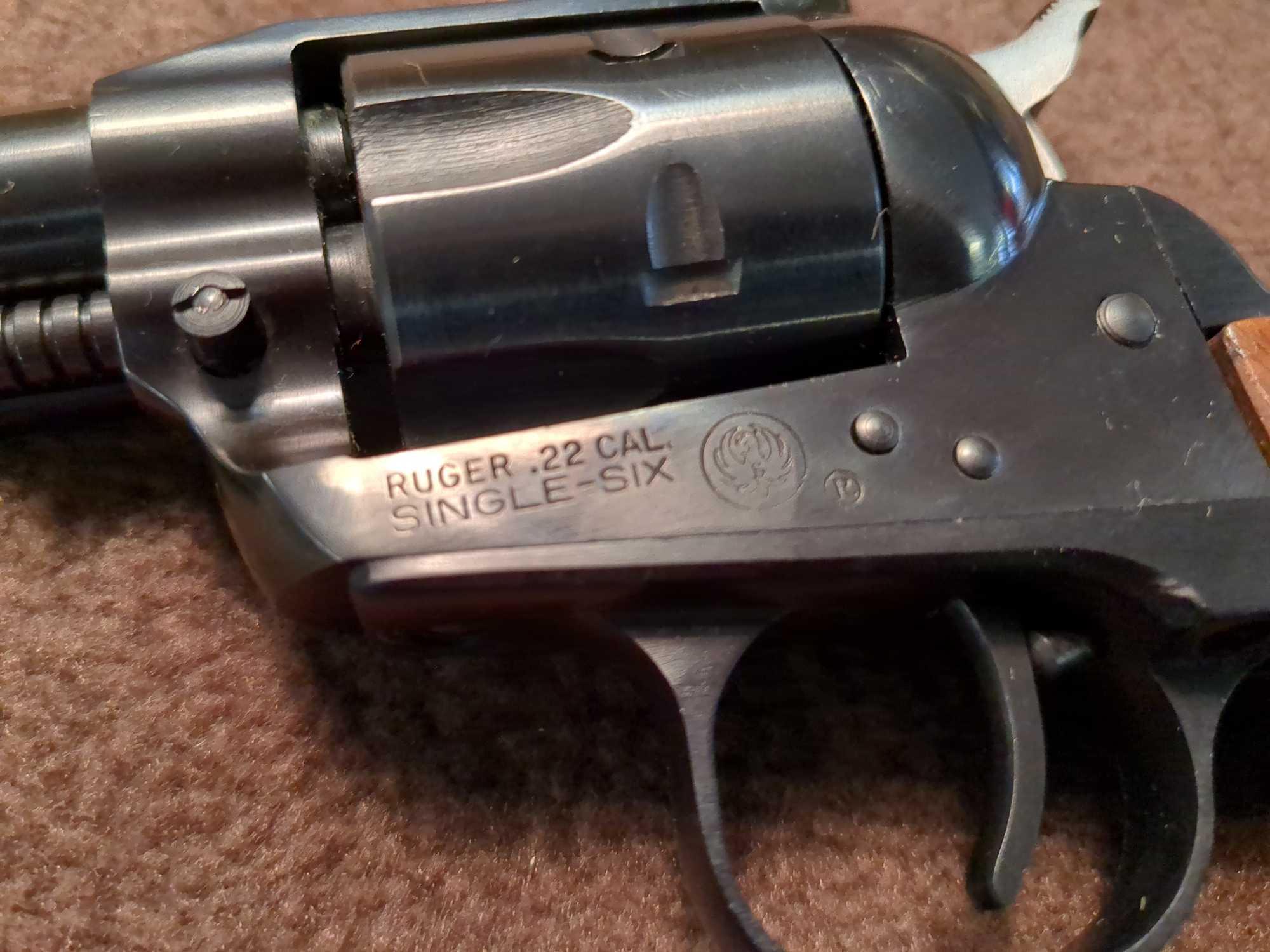 RUGER SINGLE SIX .22 CAL REVOLVER