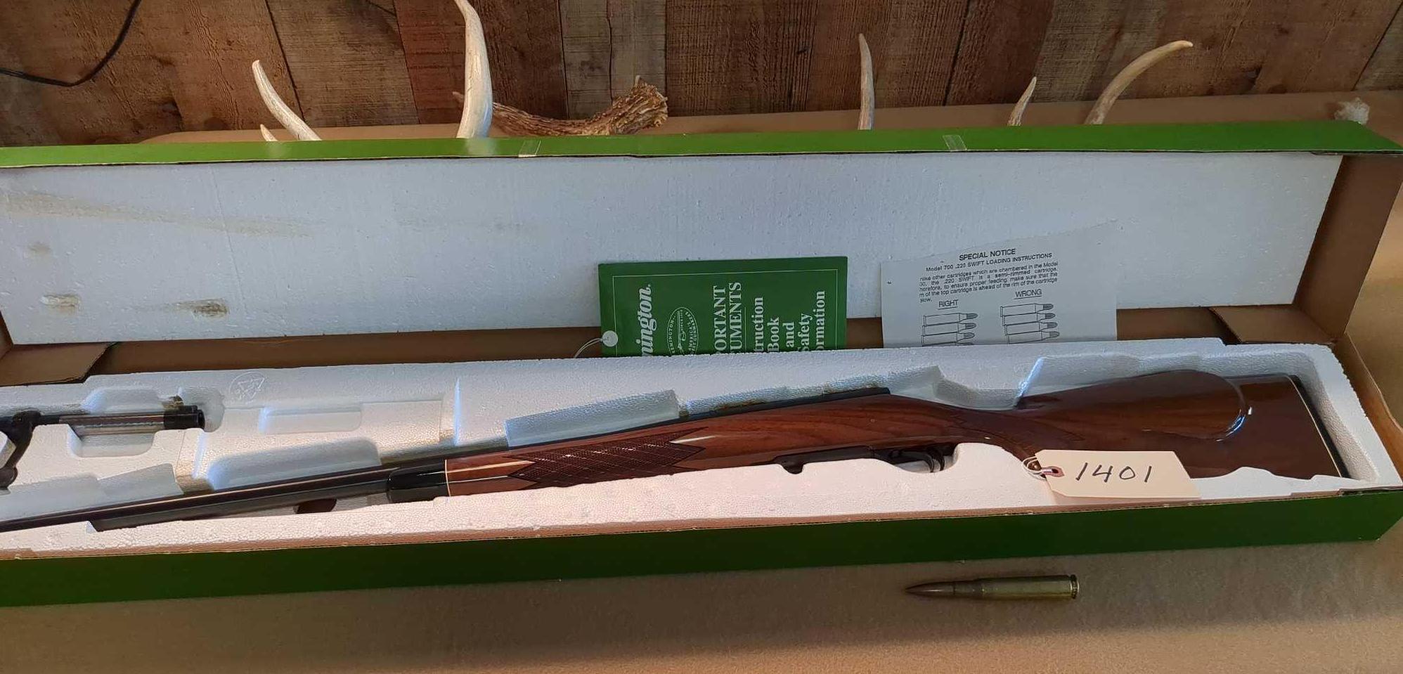 REMINGTON MODEL 700 BOLT ACTION BDL VARMINT .220 SWIFT RIFLE