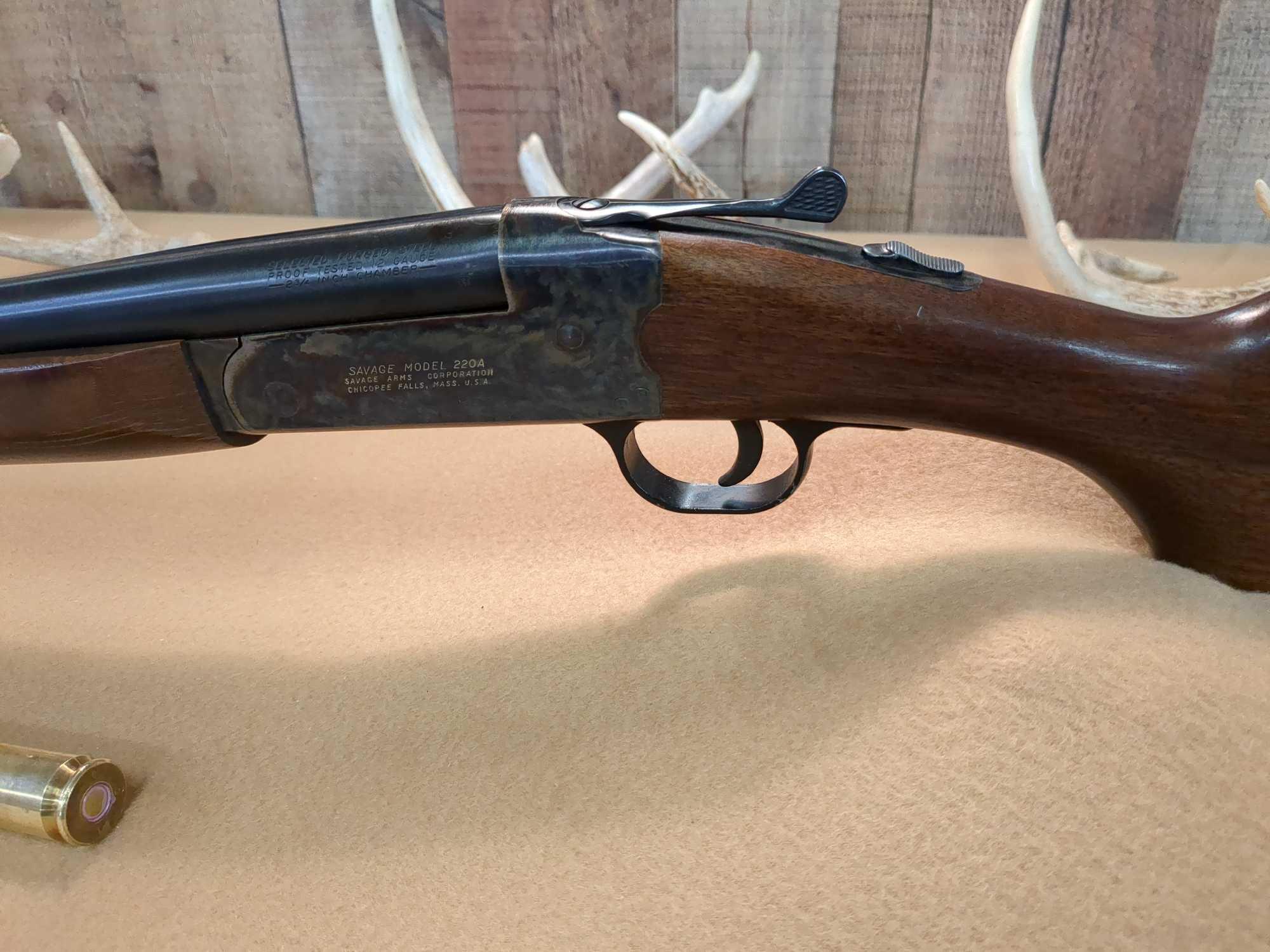 SAVAGE MODEL 220A 3" 12-GAUGE SHOTGUN