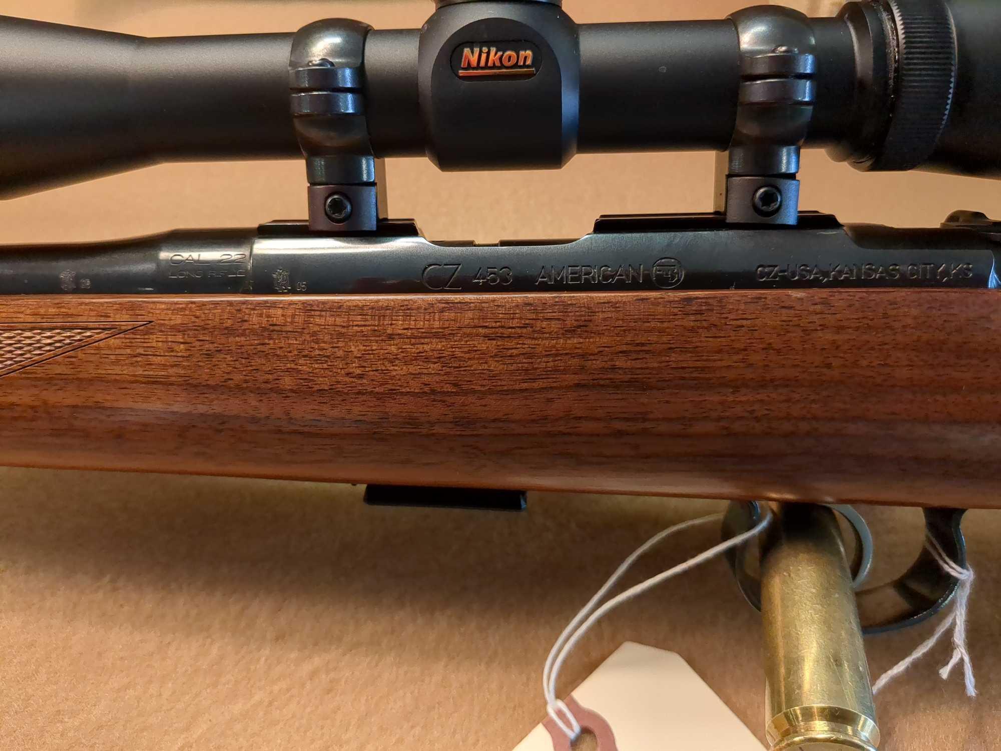 CZ 453 AMERICAN .22 LR BOLT ACTION RIFLE