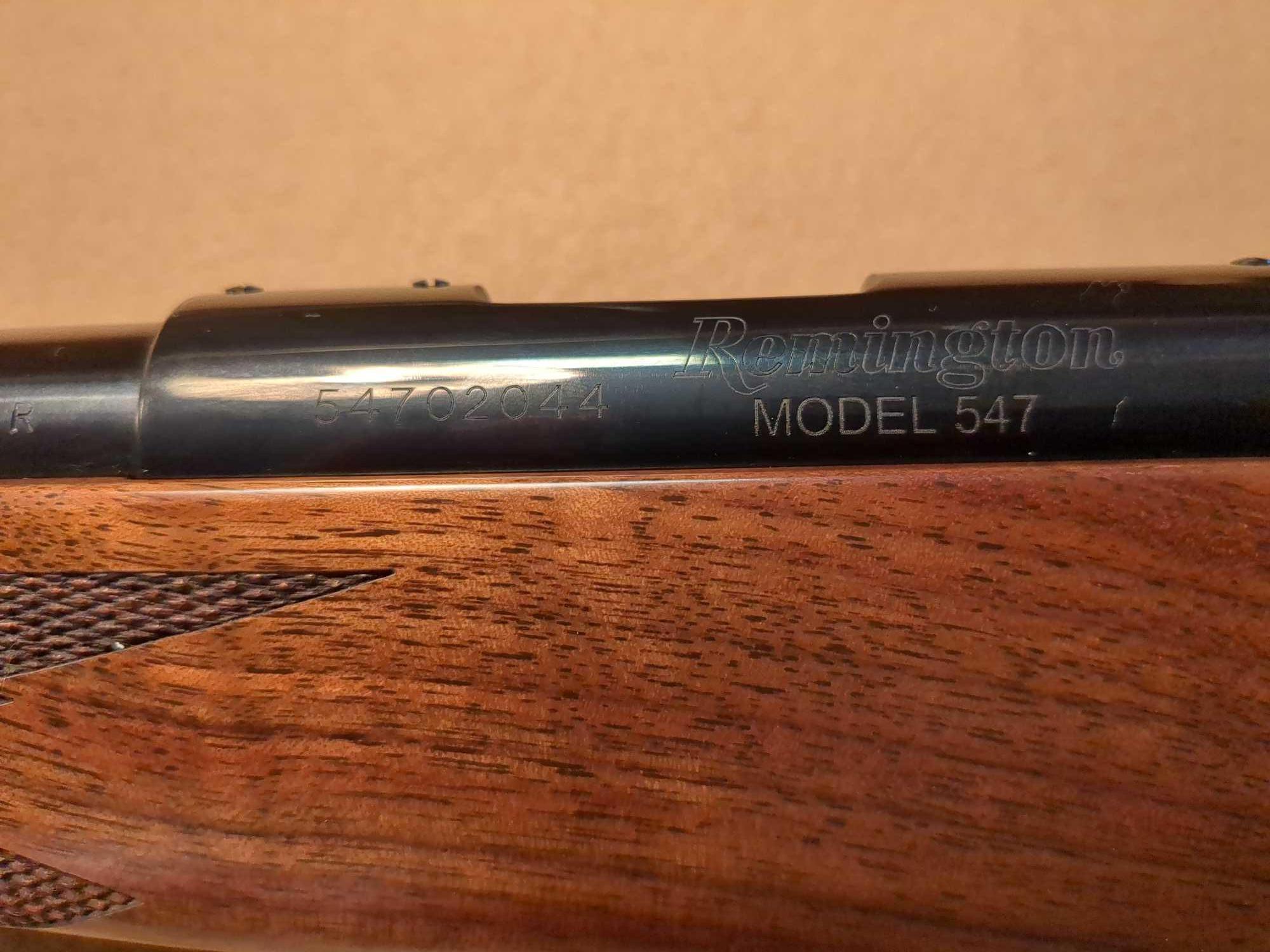 REMINGTON MODEL 547 CUSTOM SHOP CLASSIC .22 LR BOLT ACTION RIFLE