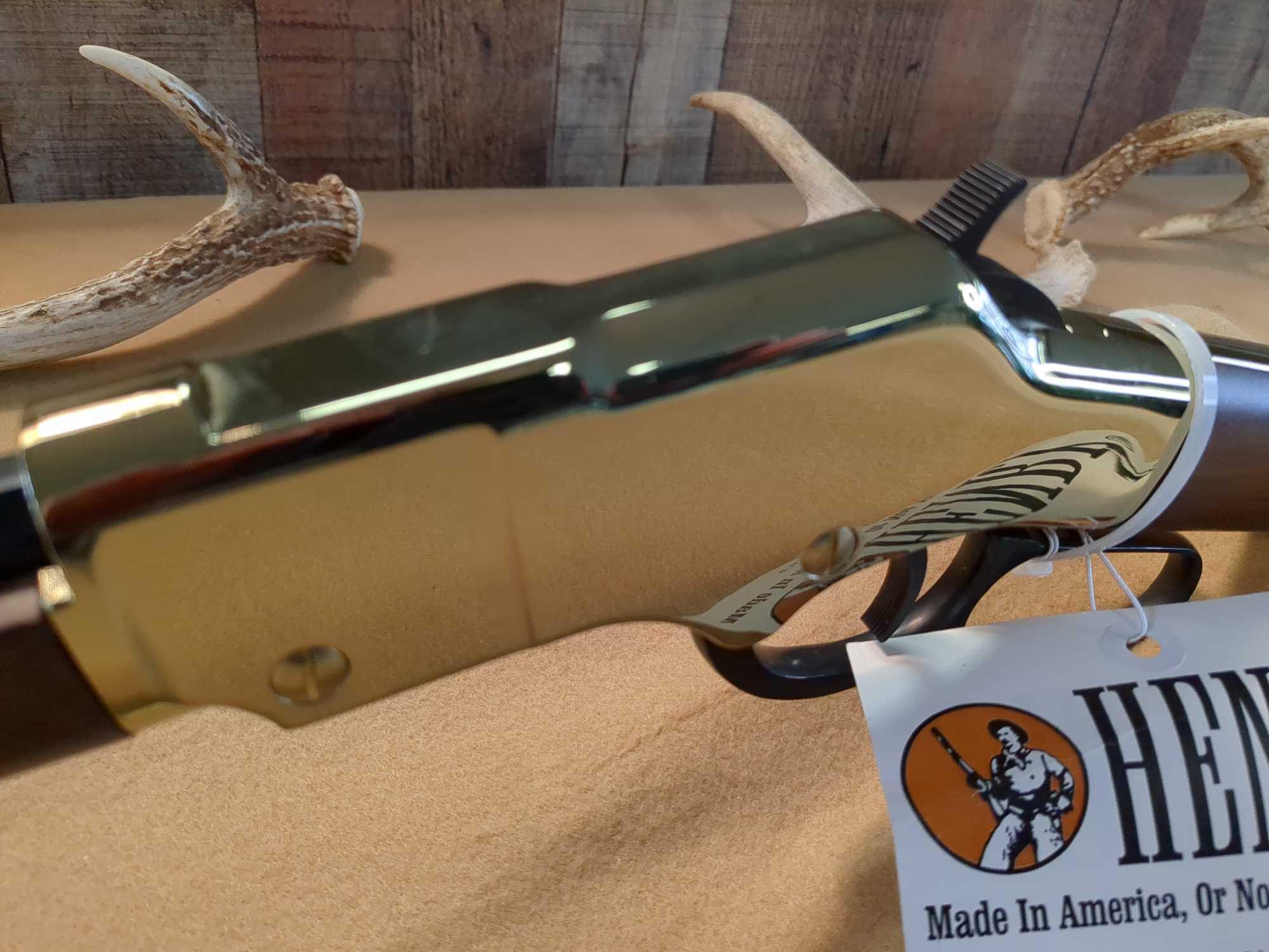 HENRY REPEATING ARMS CO. MODEL H004 GOLDEN BOY LEVER ACTION .22 S,L,LR RIFLE