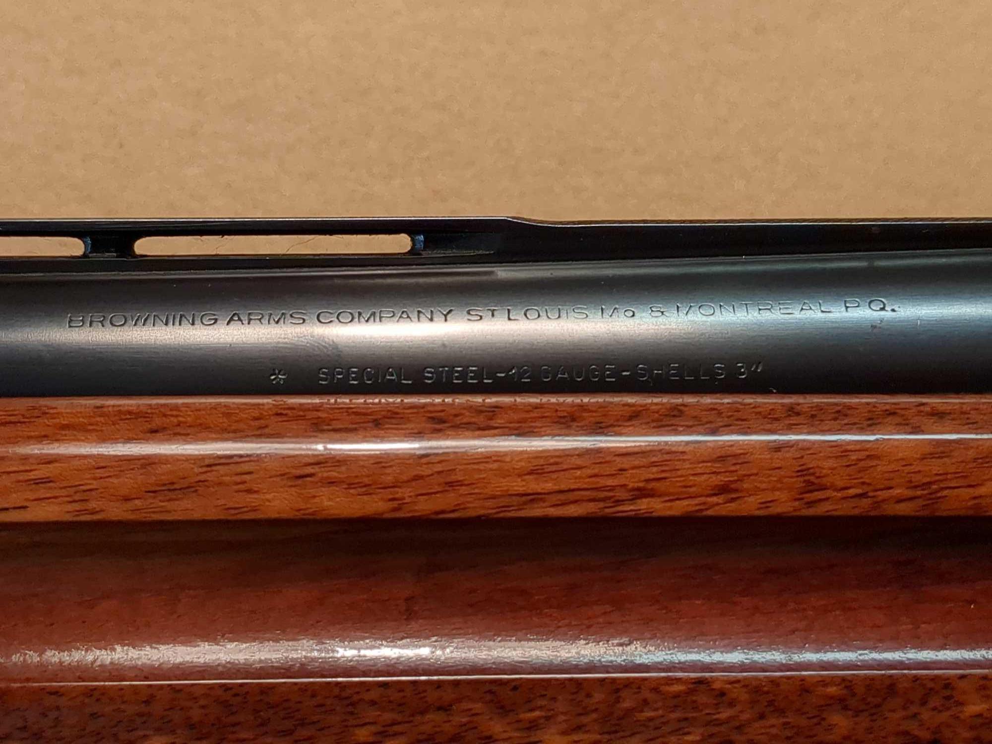 BROWNING BELGIUM AUTO 5 MAGNUM 12-GAUGE 3" SEMI-AUTO SHOTGUN