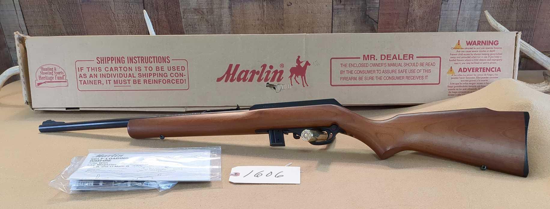 MARLIN MODEL 717M2 .17MACH II SELF LOADER SEMI-AUTO RIFLE