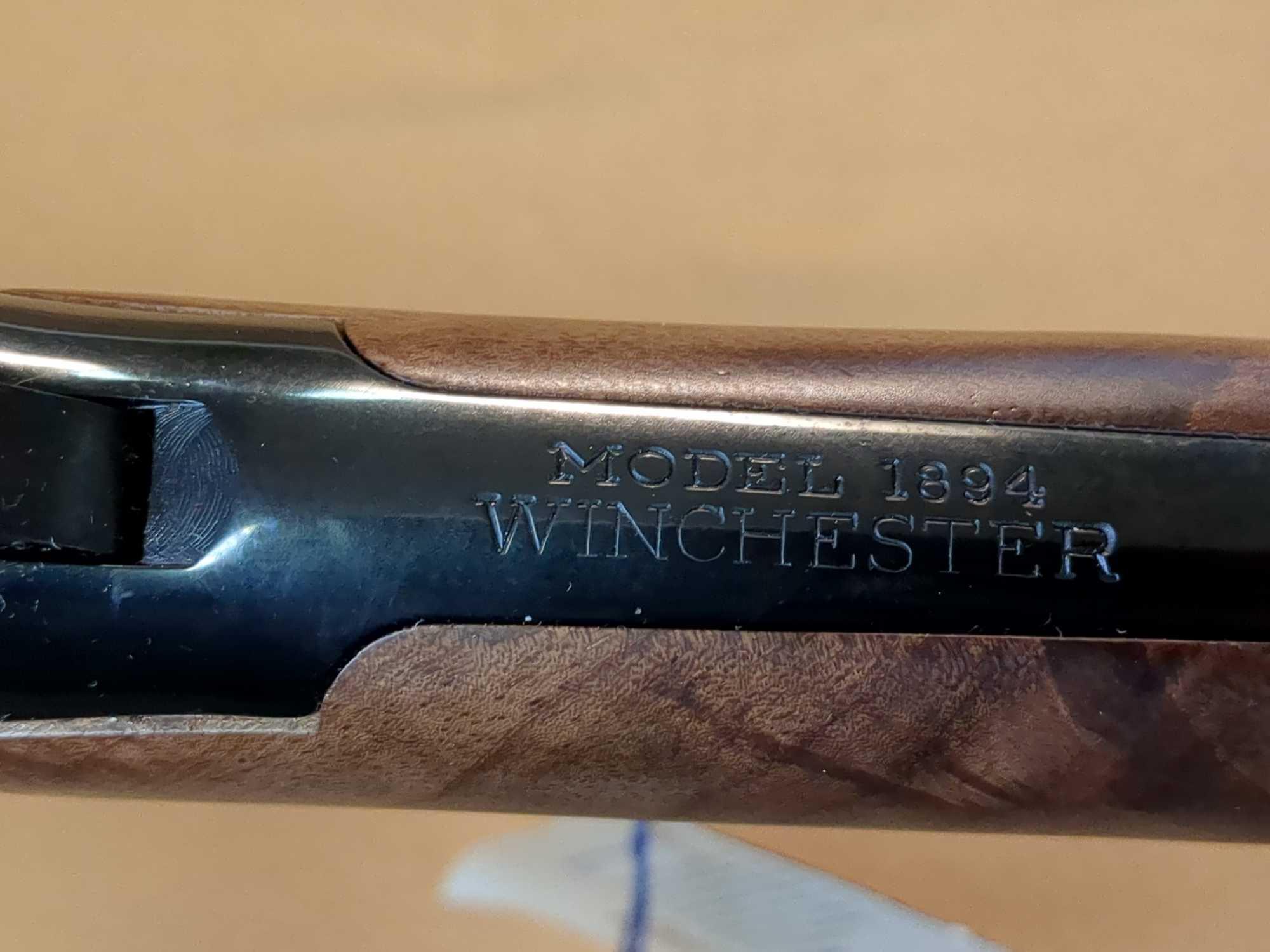 WINCHESTER MODEL 94 AMERICAN BALD EAGLE COMMERATIVE .375 WINCHESTER LEVER ACTION RIFLE