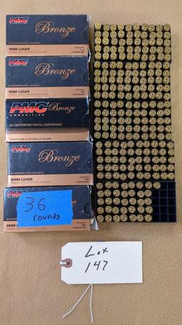 PMC BRONZE 9MM LUGER 115 GRAIN AMMUNITION