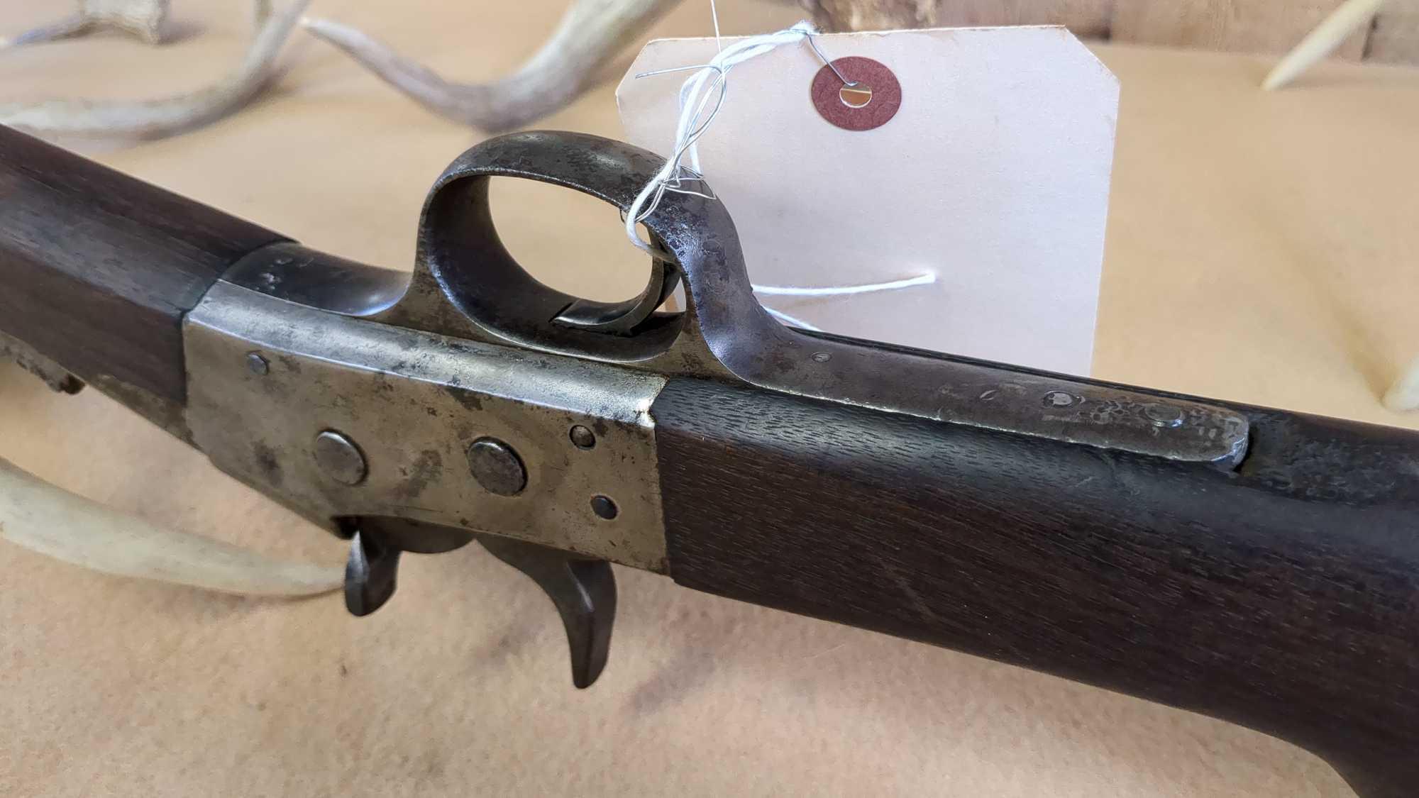 REMINGTON ROLLING BLOCK .43 RIMFIRE RIFLE