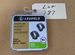 LEUPOLD STANDARD RINGS 30 MM RIFLE RINGS