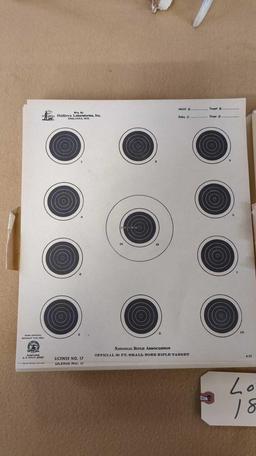 NRA OFFICIAL 50 FT SMALL BORE TARGETS