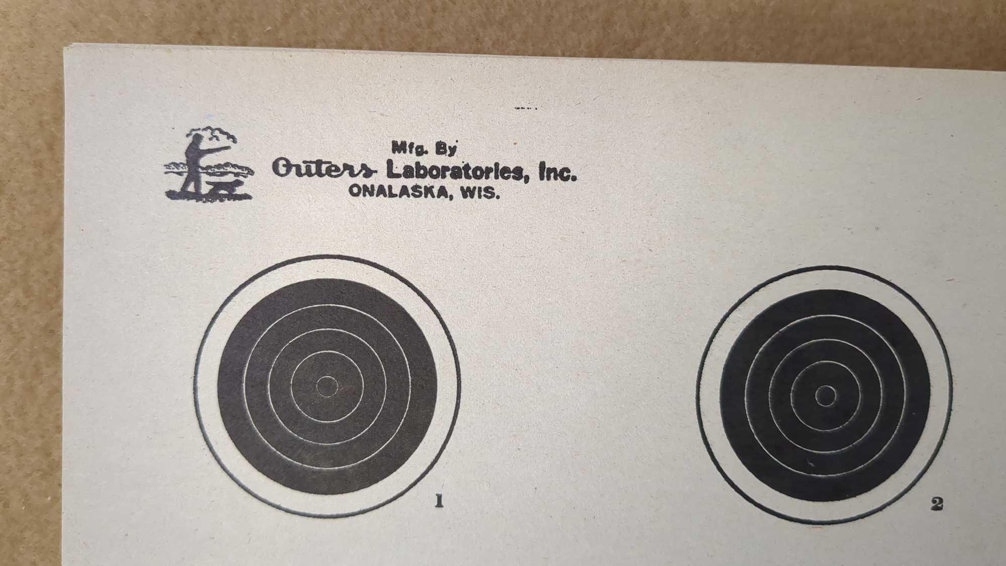 NRA OFFICIAL 50 FT SMALL BORE TARGETS